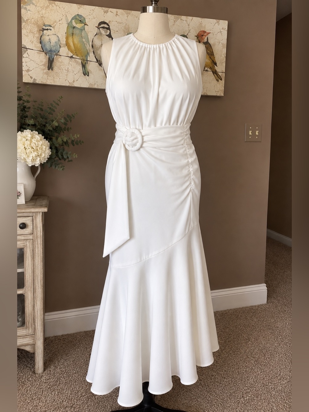 Sachin & Babi Ivory Bridal Gown Dress 16W NWT $595